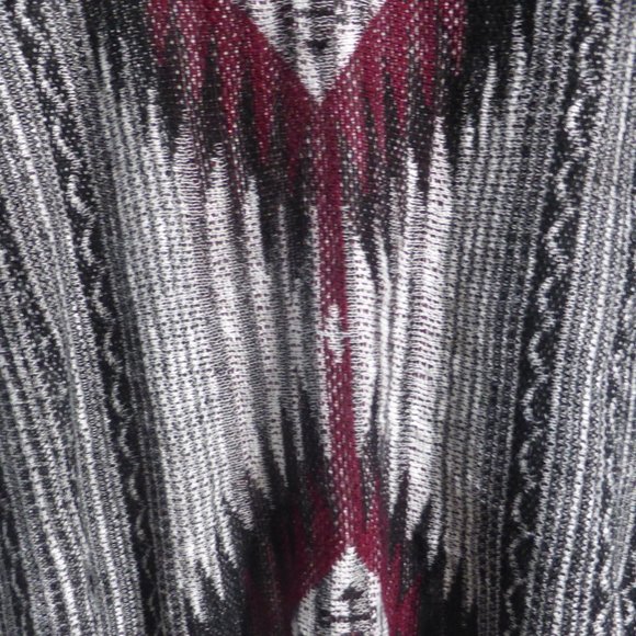 CLOSET SPACE, size medium, aztec design, open front long sleeve cardigan, BNWOT - Picture 15 of 15